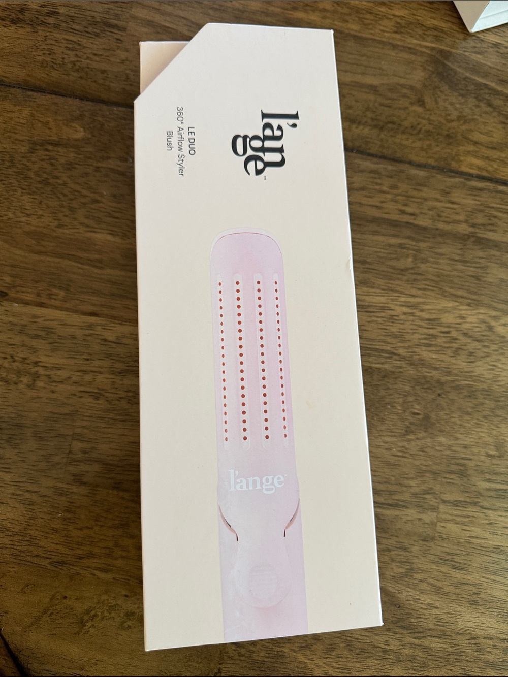 Lange Pink LED Hair Styler Brush